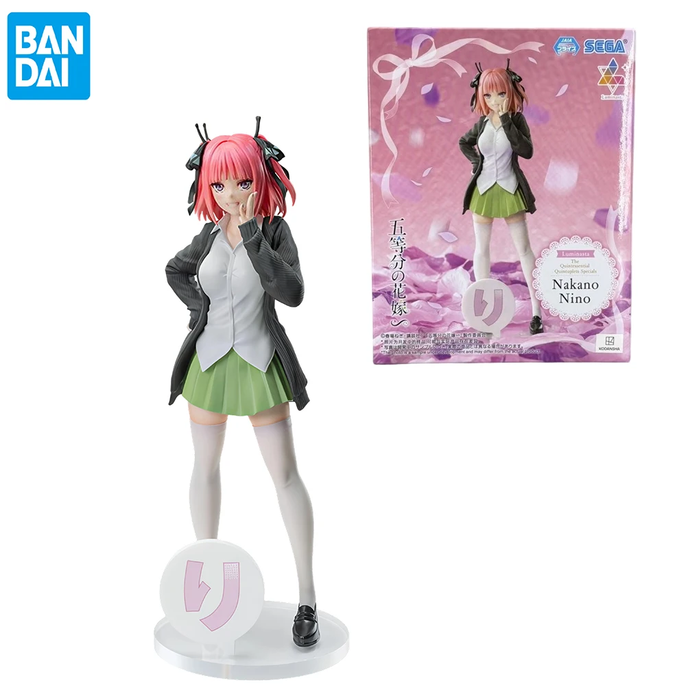 

Original SEGA Luminasta The Quintessential Quintuplets Nakano Nino PVC Action Figure Anime Figures Model Toys Christmas Gifts