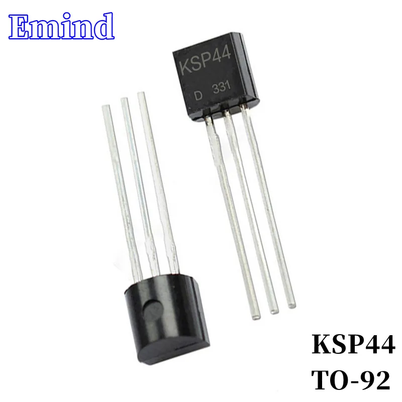 

100Pcs KSP44 DIP Transistor TO-92 Type NPN Bipolar Amplifier Transistor 400V/600mA