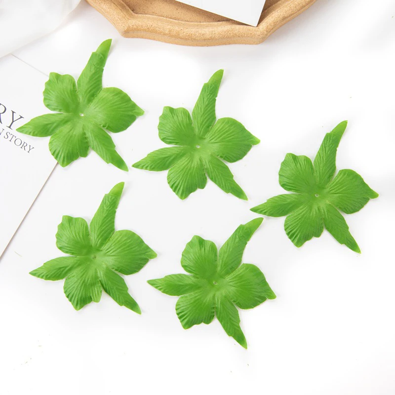 50 Pcs Fake Flower Calyxes For DIY Artificial Peony Rose Sepals Receptacle Artificial Floral Simulation Flower Accessories