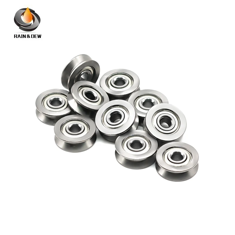 

10pcs/lot V623ZZ V Groove Roller Wheel Ball Bearings 3*12*4 mm Embroidery Machine Pulley Bearing V623 623V