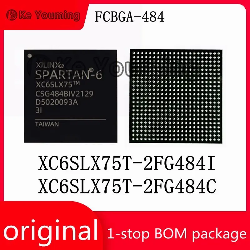 XC6SLX75T-2FG484I, XC6SLX75T-2FG484C, FCBGA-484, FPGA - Field Programmable Gate Array, Integrated Circuit IC, 1Pc