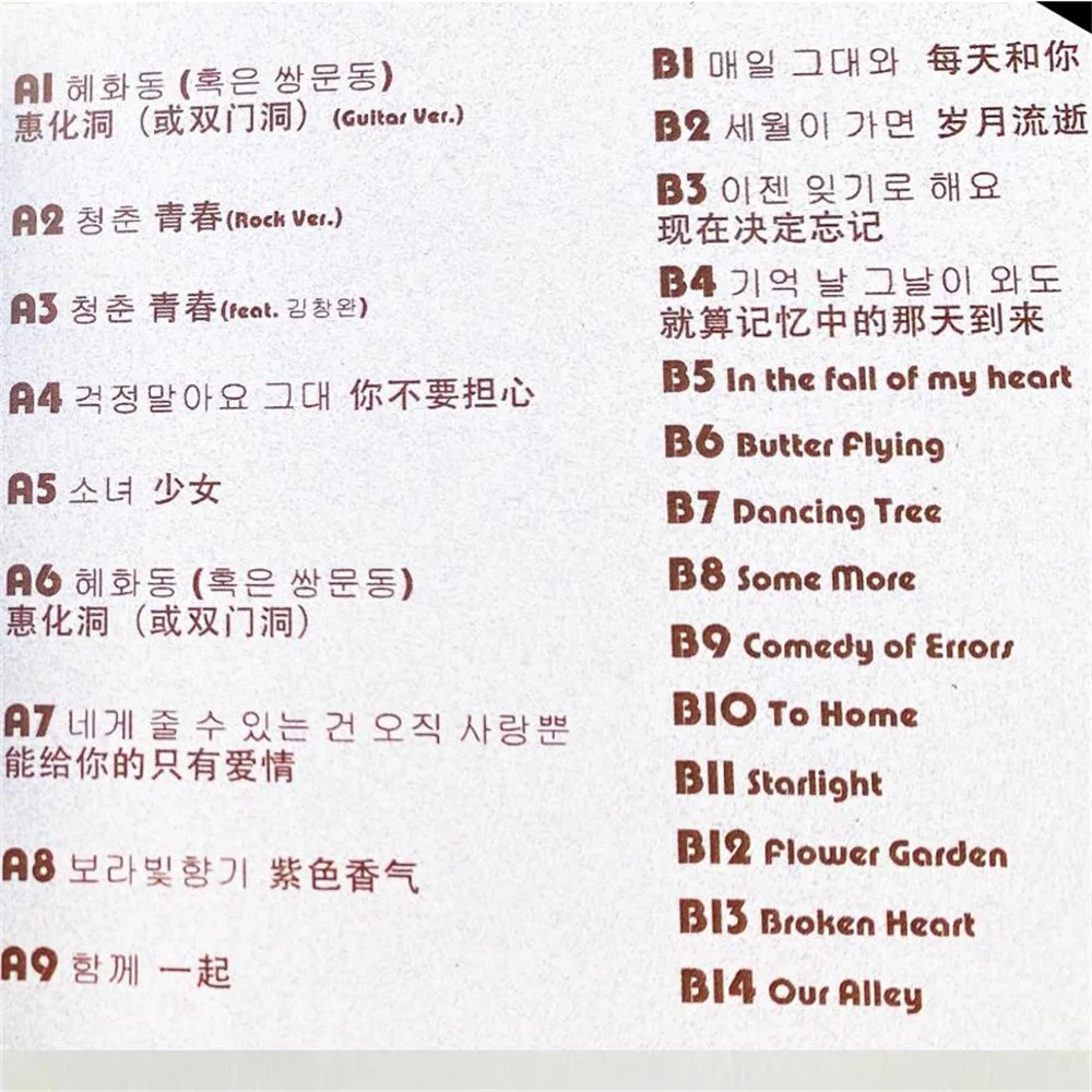 المسار الصوتي للمسلسل التلفزيوني كاسيت يرجى الإجابة على كتاب الغنائي الجديد تمامًا لمجموعة DeShan ZhengHuan Aze لعام 1988 #6