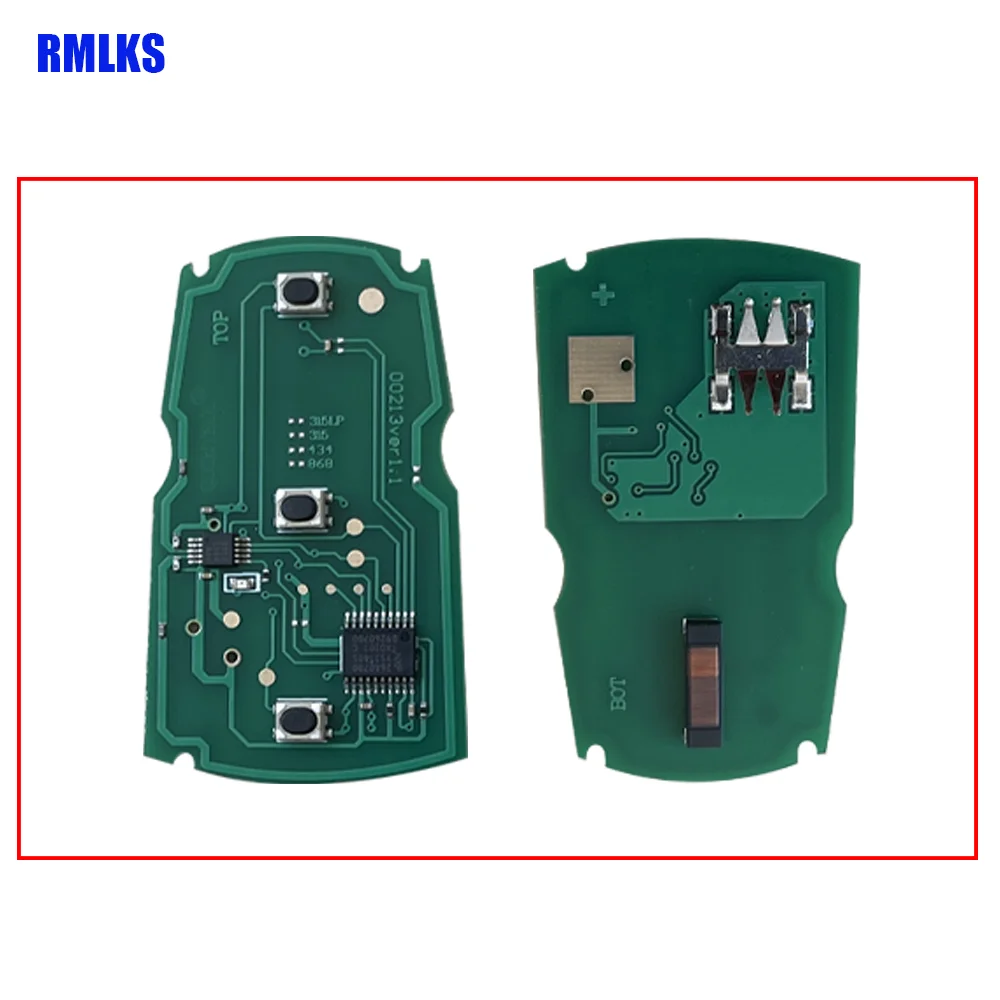 Di ricambio 868MHz 3 Bottoni di Controllo Auto Prodotti E Attrezzature Smart Per Il Controllo Remoto Chiave KR55WK49123 Per BMW E60 E61 E70 E71 E72