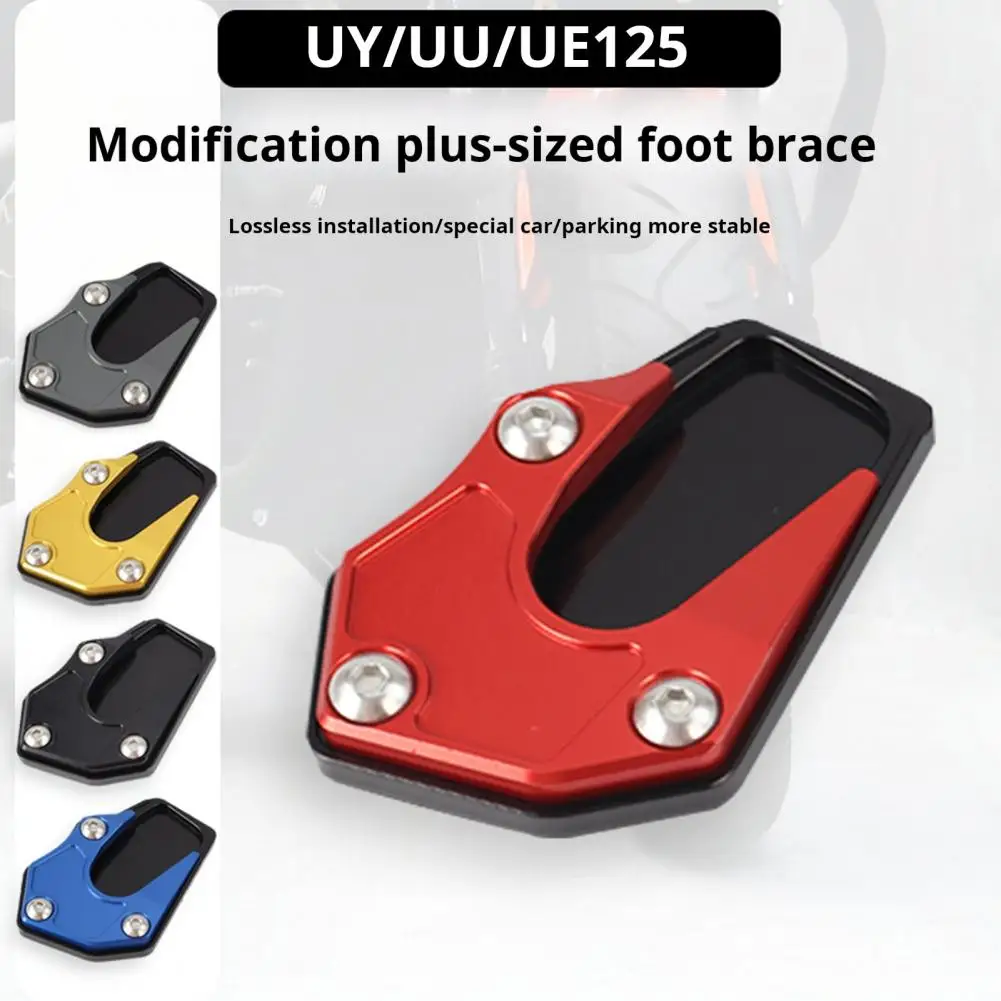 

Kickstand Pad Durable Motorcycle Kickstand Extension Pad for Enhanced Stability Corrosion Resistance Non-slip Foot for Side