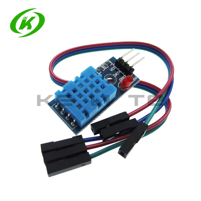 

5PCS Single Bus DHT11 Digital Temperature and Humidity Sensor DHT11 Probe