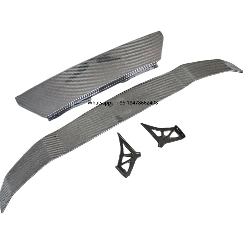 

High Quality V Style Dry Carbon Fiber Rear Spoiler Wing for Huracan LP580 LP610