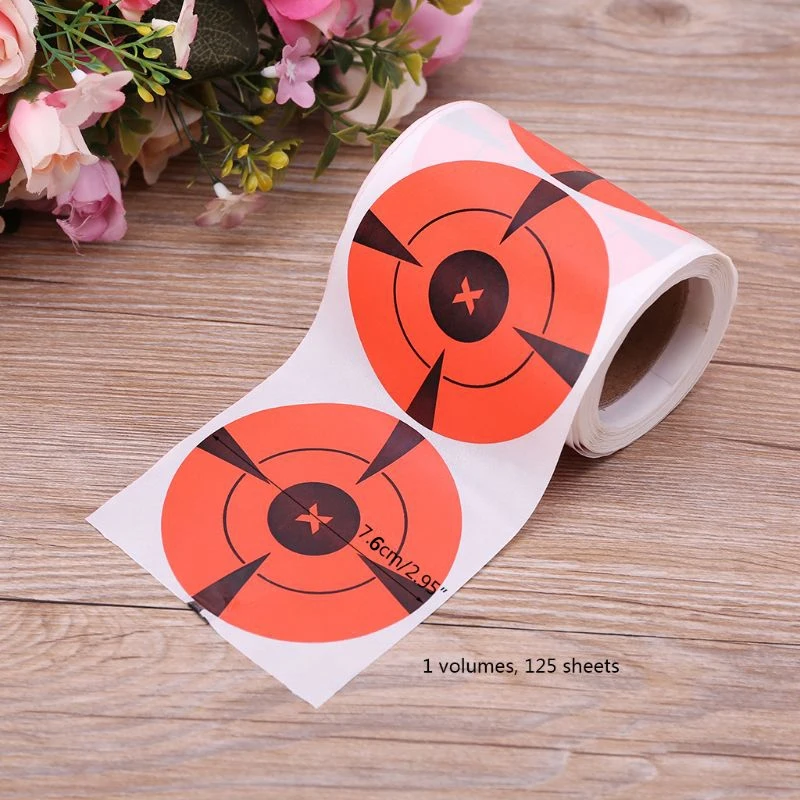 2025 New-Target Stickers (Qty 125Pcs 3 Inch) Self Adhesive Targets For Hunting Targets