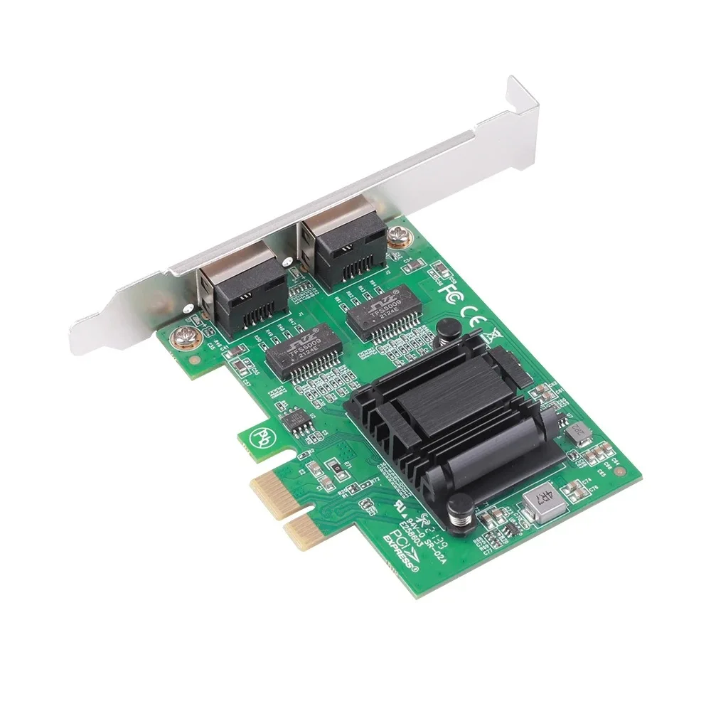 Tarjeta de red de servidor PCIe 1X, 82571 Gigabit, tarjeta de red de escritorio con cable, tarjeta de red de servidor PCIe