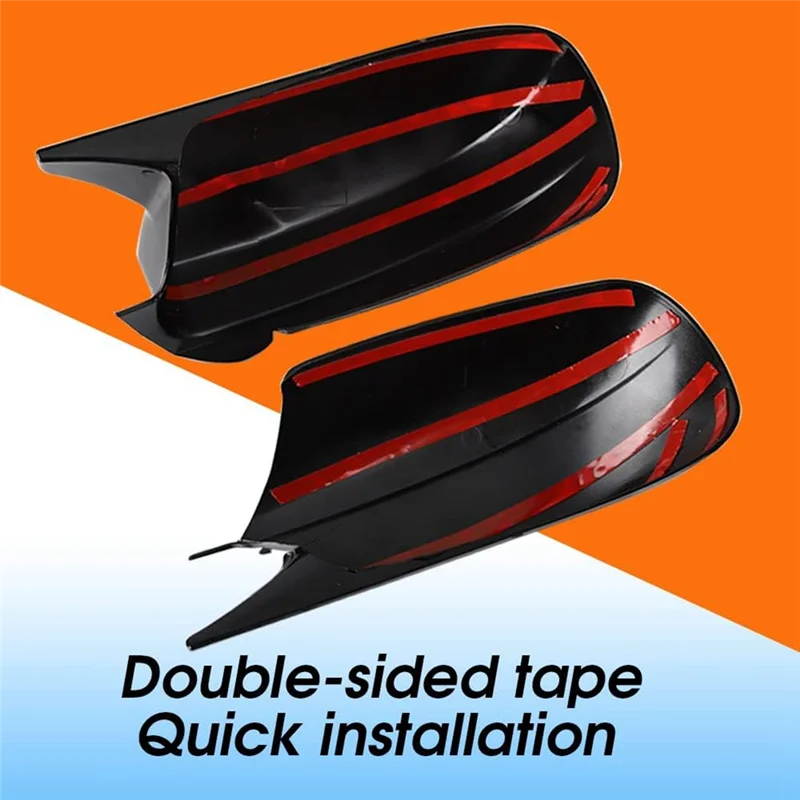 

Door Side Rearview Mirror Cover Trim Horn Style Exterior Parts Component For Dodge Charger 2011-2023 Black