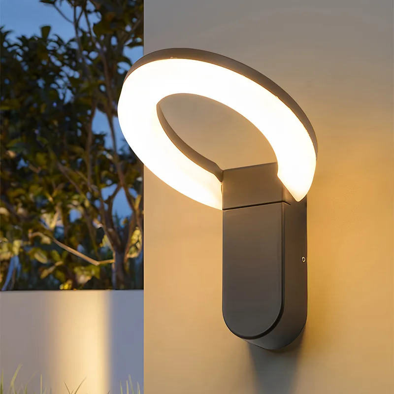 

Minimalist Foldable Waterproof Aluminum Wall Lamp 3000K Warm White LED 50000H Long Life for Outdoor Garden Corridor Gate