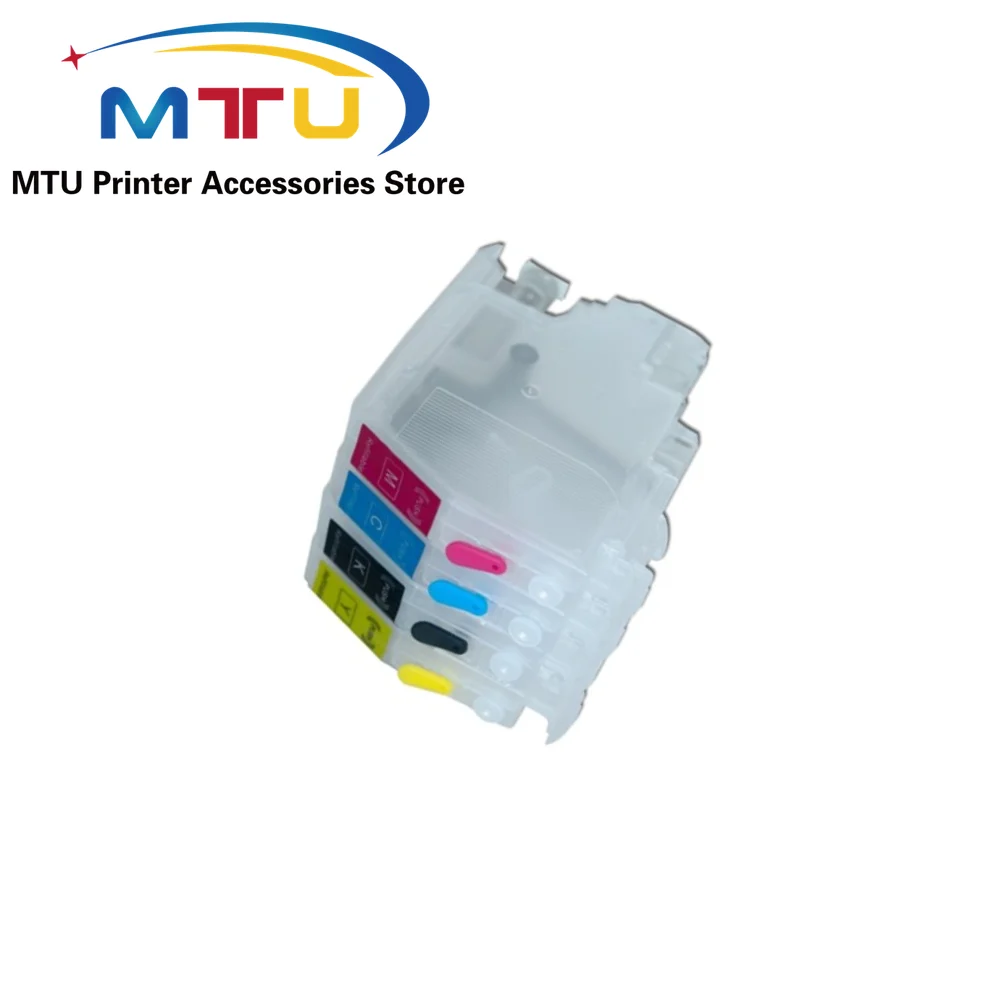 1Set LC421 LC421XL European Version Empty Refillable Ink Cartridges for Brother DCP-J1050DW DCP-J1140DW MFC-J1010DW