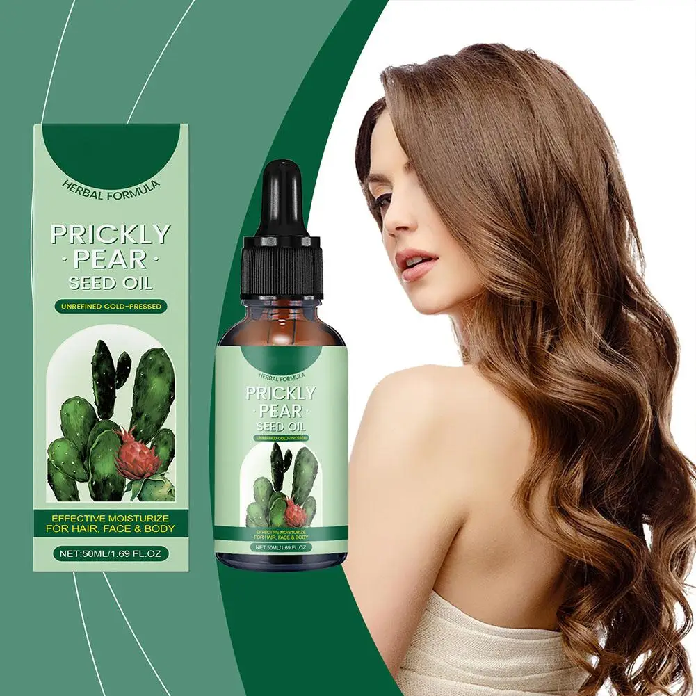 

30ml Natural Essential Oils Plant Extract Serum Massage Oil For Hair Skin Body Relax Cactus Seed Oil 1 Bottle L6V5