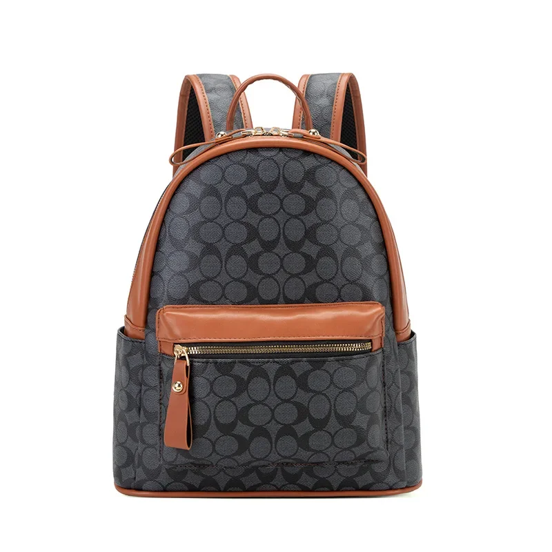 2025 Vintage Floral Laptop Backpack - Spacious Anti-Theft Travel Daypack with Padded Compartment for Commuter