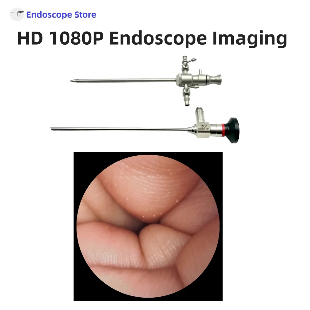 Medical Rigid Arthroscope Arthroscopy Endoscope and Sheath Obturator Trocar Elbow Knee Pets Examination Surgery Veterinary