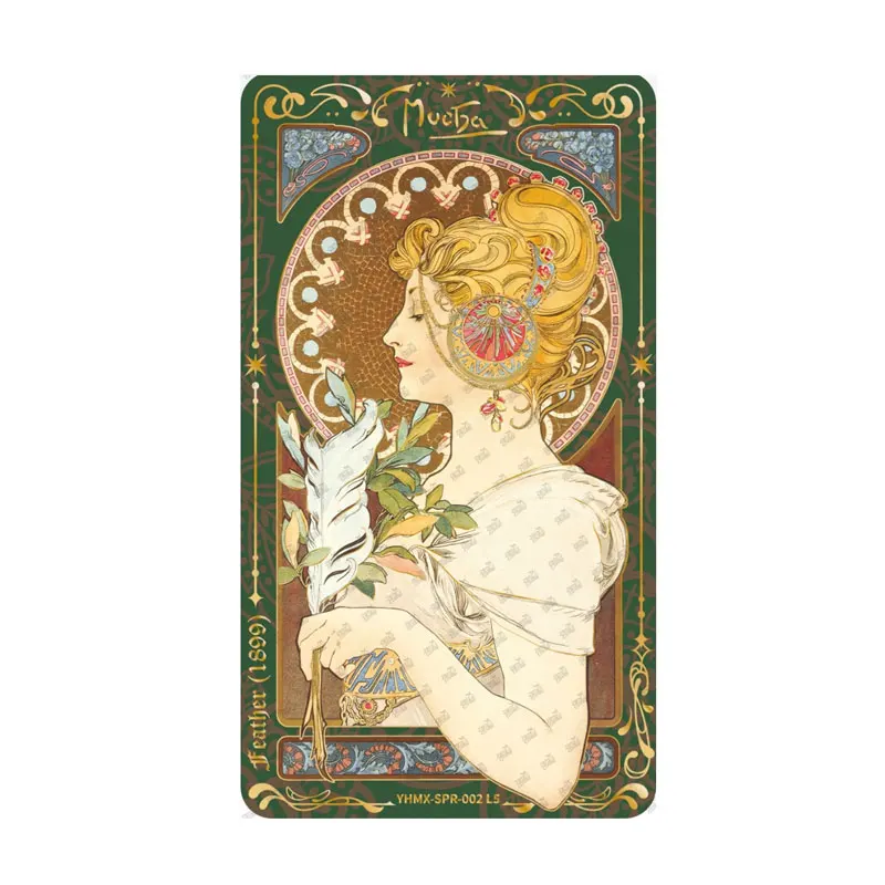 Genuine KAYOU Eternal Mucha Series 1 Hide HB(001020)/PR(001-003)/SPR(001-003) Single Sheet Flower Collection Collection Card