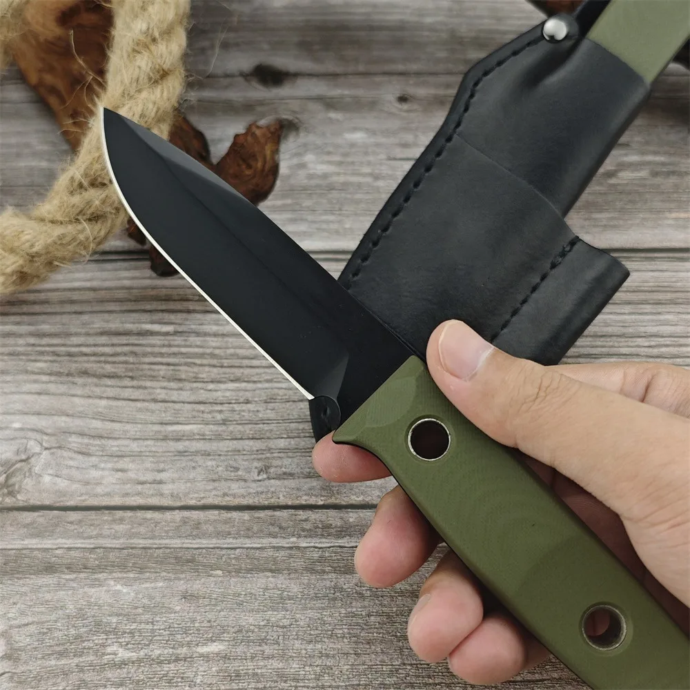 BM 163 Shane Sibert Bushcrafter D2 Steel Blade G10 Handle Tactical Mini Pocket Knife Outdoor Camping EDC Survival Hunting Knives