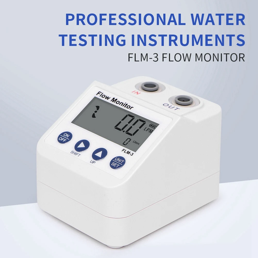 [NEWA08R】 Digital Display Filter Water Flow Meter  With Flow Sensor Monitor Filter Water Flow  For Liquids Measuring