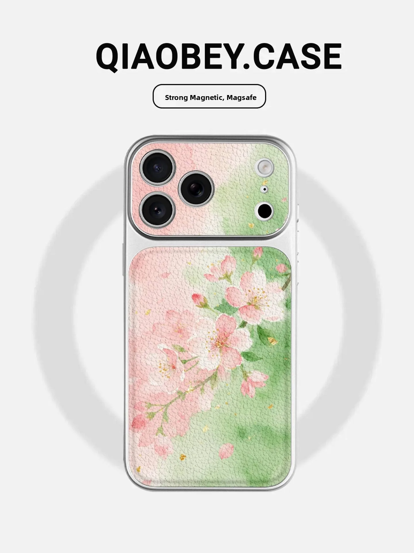 

Spring Flower Island Instant 17 Large Window Compatible with iPhone 17 Phone Case New High-End 16Promax New Chinese Sty...
