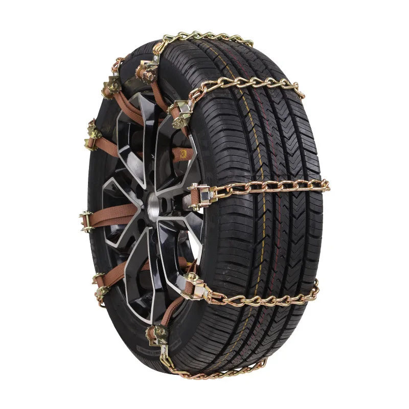 Universal Car Winter Snow Chains Tire Wheels Chain Strong Manganese Steel Reusable Vehicle Emergency chains Sticky snow chain