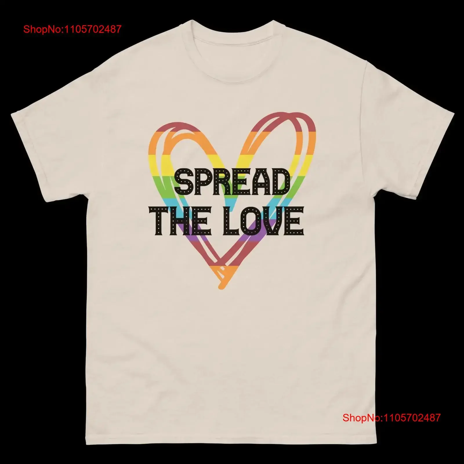 Spread the Love LGBTQ Rainbow T Shirt Gay Pride Parade Wear vintage Washed Casual homme Top For Everyday Wear designer clothes