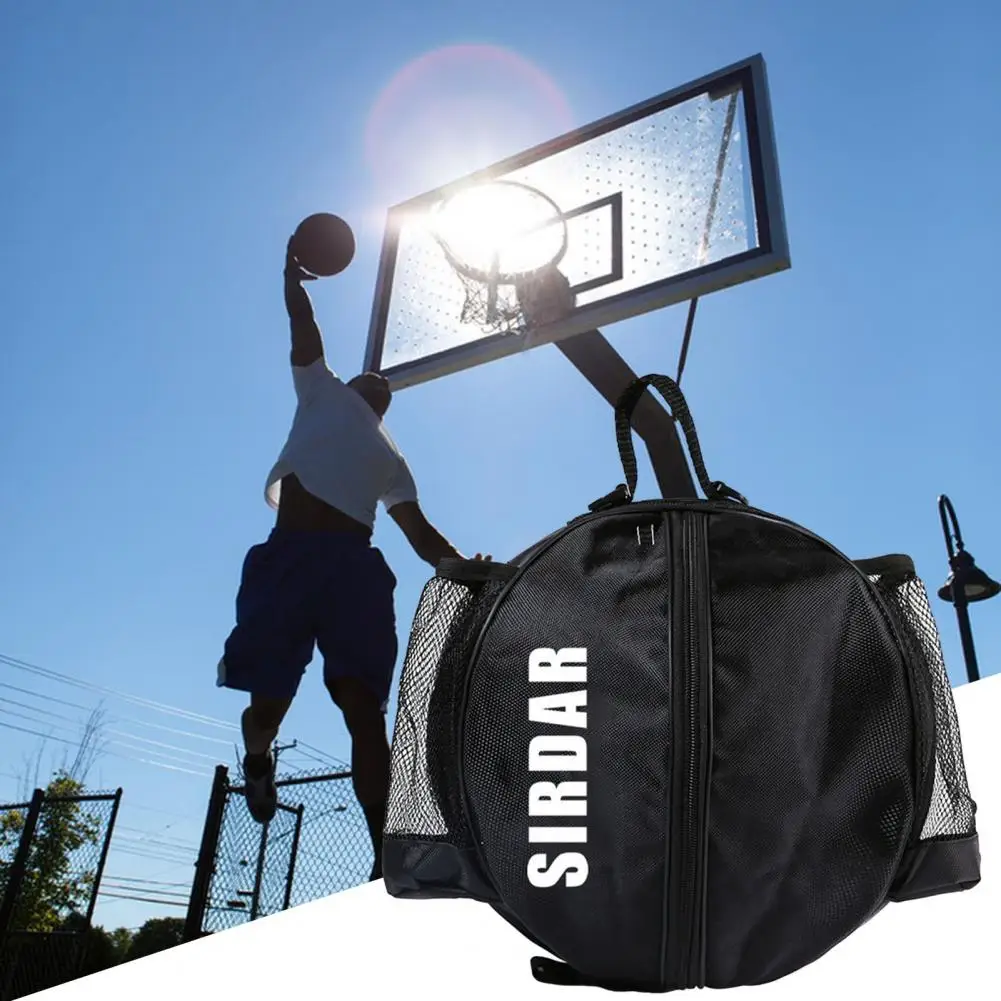 

Basketball Backpack with Side Pockets Detachable Straps Storage Portable Bag Football Volleyball Rugby Sports Carry Bag