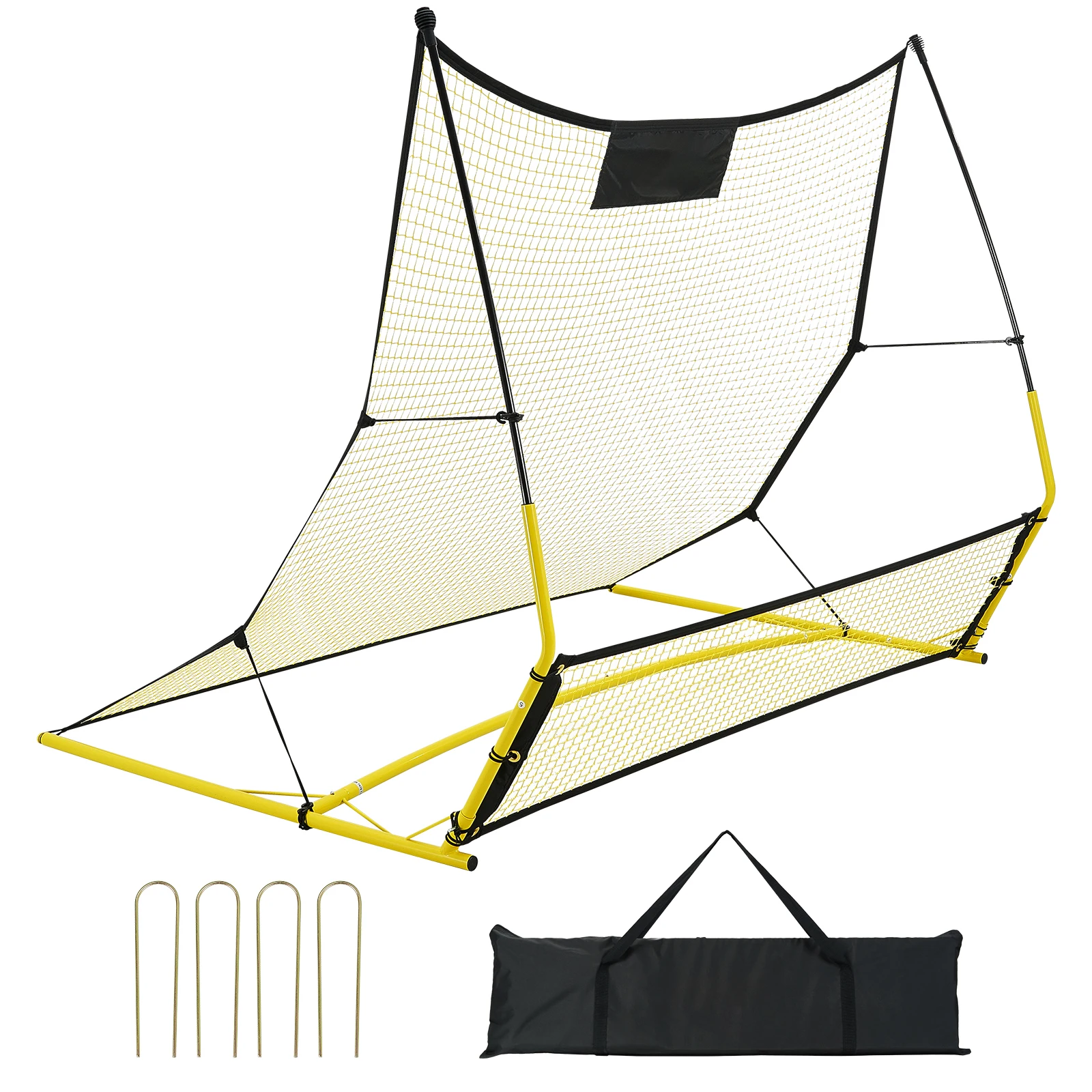 Soccer Trainer, 2-IN-1 Portable Soccer Rebounder Net, 71