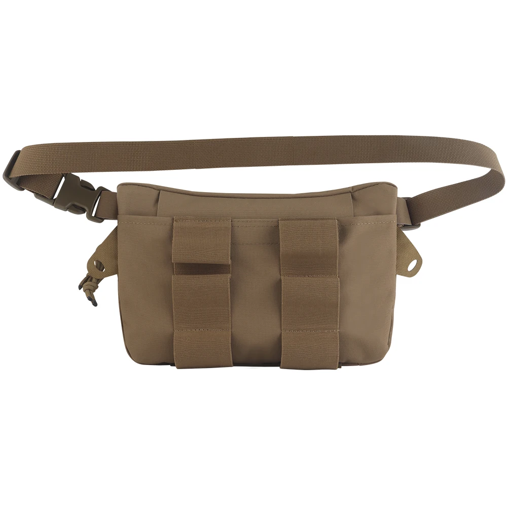 Tactical  SS Style Hunting Vest Plate Carrier Abdominal Dangler Drop Pouch CS Game  Organiser Storage Waist Bag