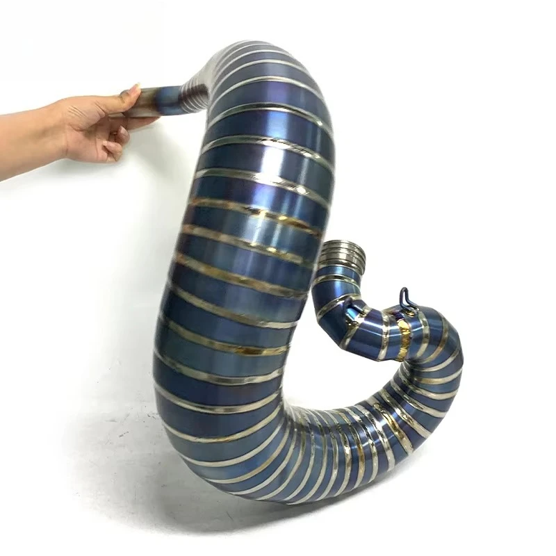 High Quality Titanium Alloy Exhaust Header Pipe for 300 XC 2019/300 XC-W 2023/300 EXC 2021 Exhaust Front Pipe
