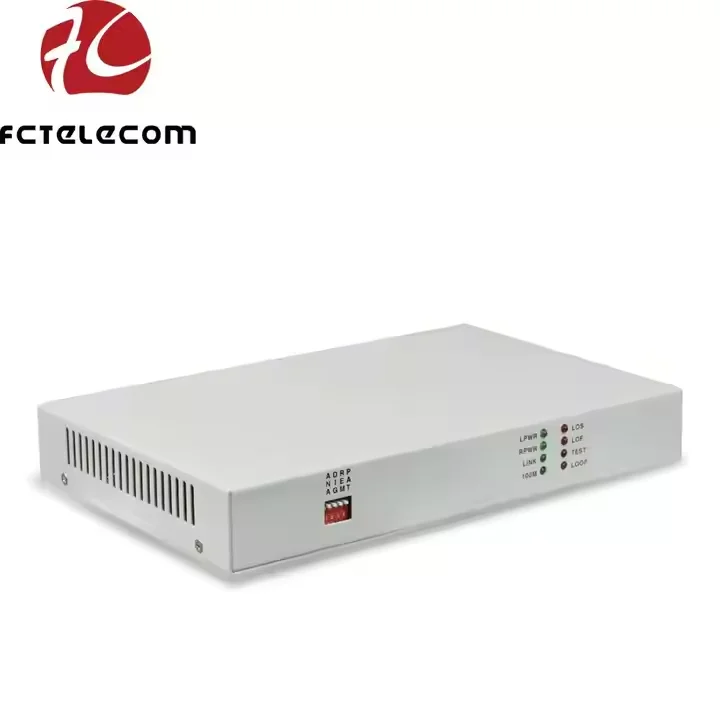 Conversor E1 FE emoldurado Conversor de protocolo Ethernet E1 para 10/100M