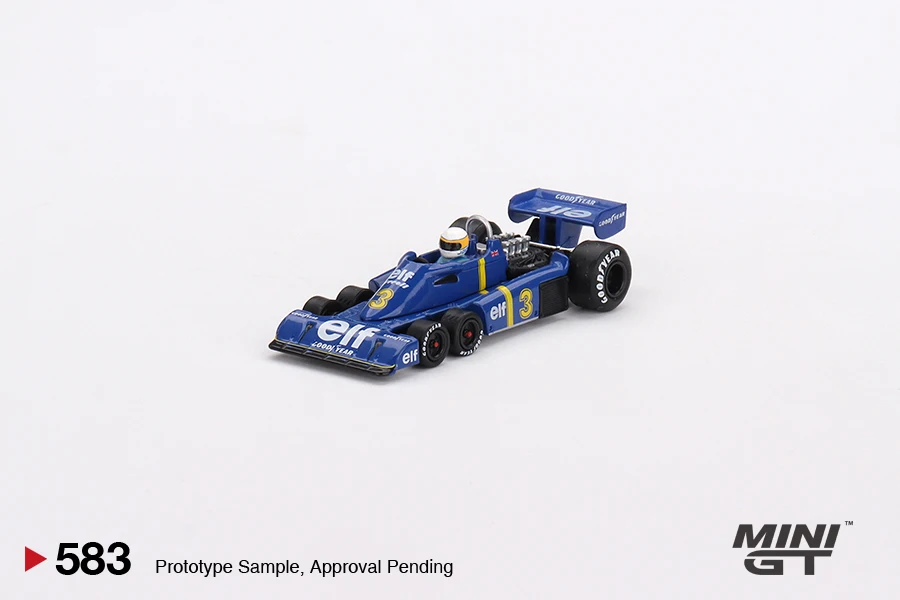 

TSM MINIGT #583 1:64 F1 tyrрелл P34 литая модель автомобиля, детские игрушки, подарок