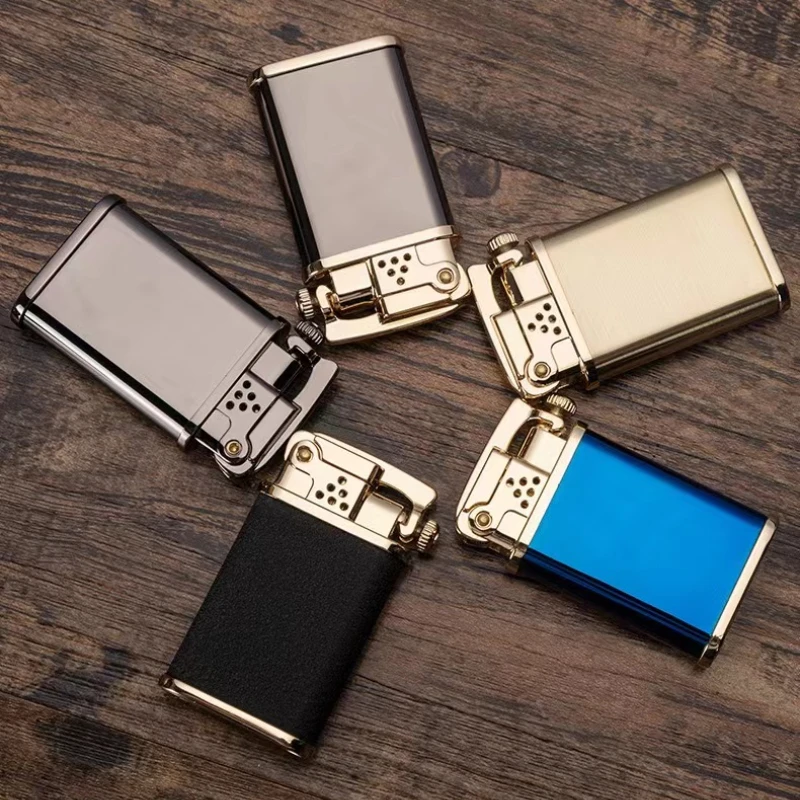 Zorro-Brass Kerosene Lighter with Anti-misstarting Device, Good-Looking Cigarette Gift Gadget, One-button Ignition, Cool