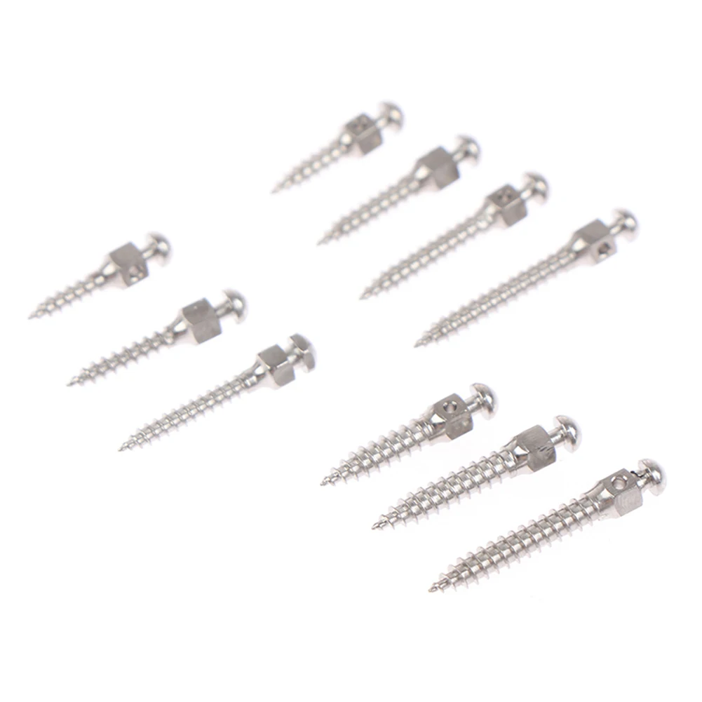 5Pcs Dental Micro Implants Self Drilling Orthodontic Mini Screw Titanium Alloy Anchor Pin Core Screwdriver Wrench Matching Tools