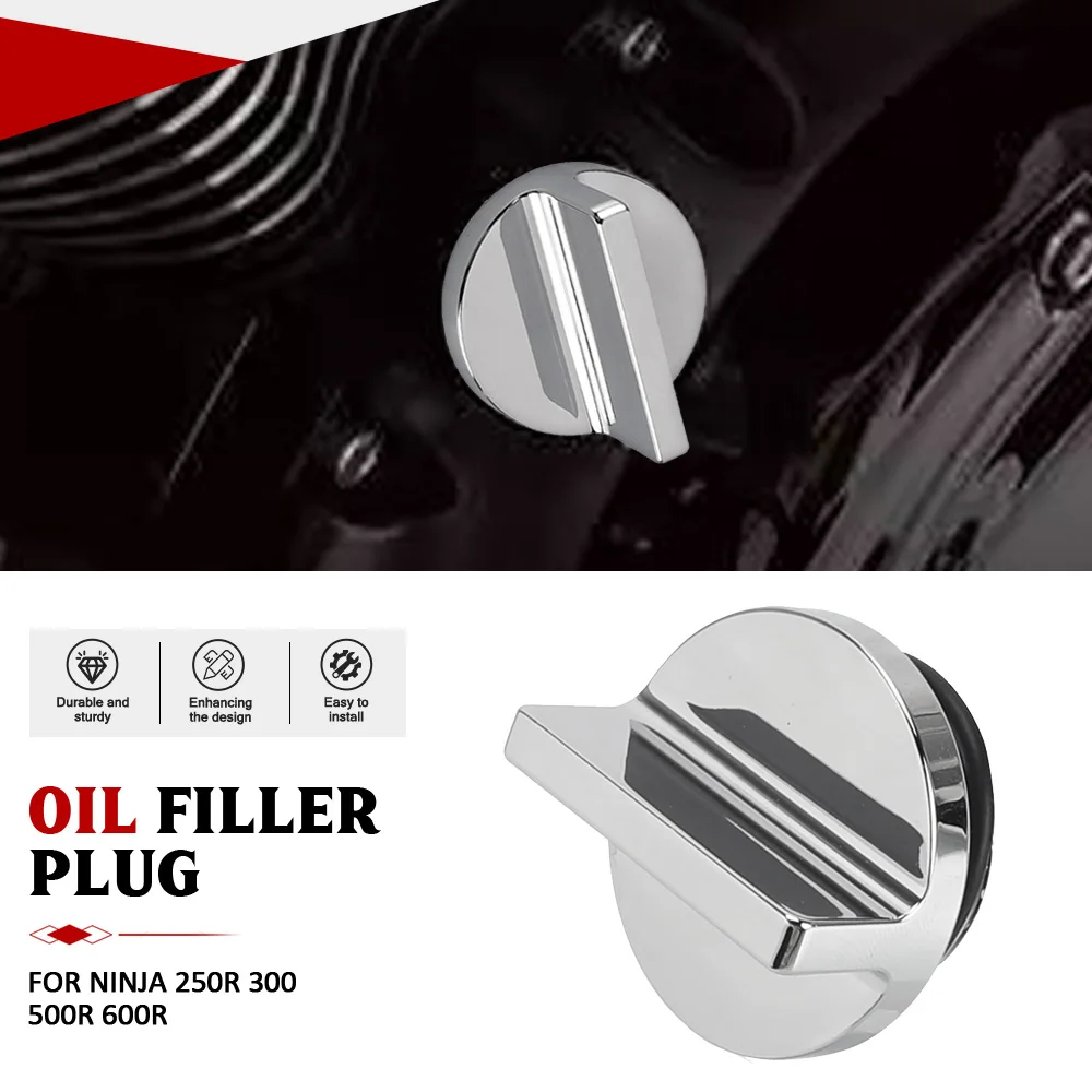 For Kawasaki Vulcan 1500 VN1500 1996-2006-2007-2008 CNC Motorcycle Chrome Billte Oil Cap For Vulcan 1500 / Classic FI / Drifter