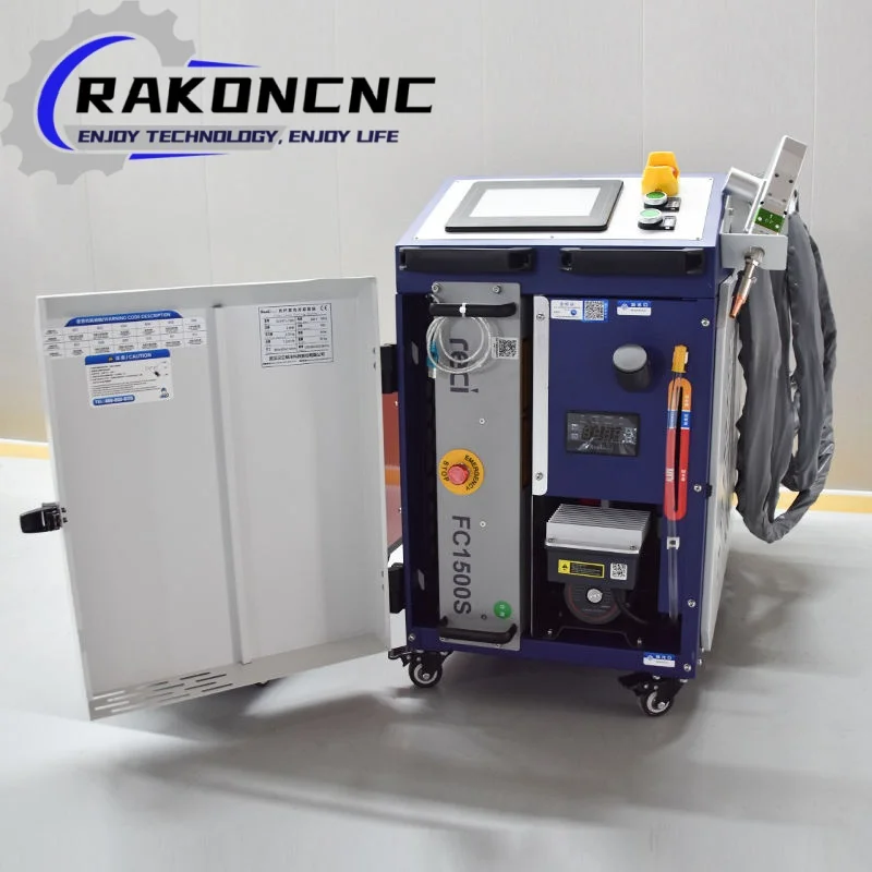 Factory Handheld Fiber Laser Welding Cleaning Cutting Machine 4 in 1 Laser Welder Cutter Cleaner 1kw 1.5kw 2kw