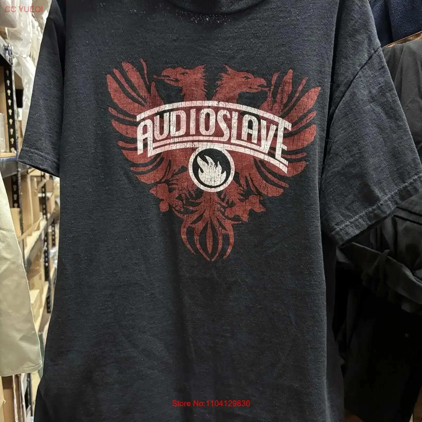 Trend Audioslave Black Cotton All size S 5XL T Shirt MM99 vintage