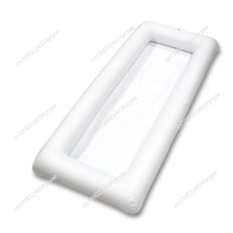 Inflatable Floating Row Swimming Pool Floating Air Mattress Beer Drinking Cooler Table Bar Tray Beach Inflatable Air Mattress