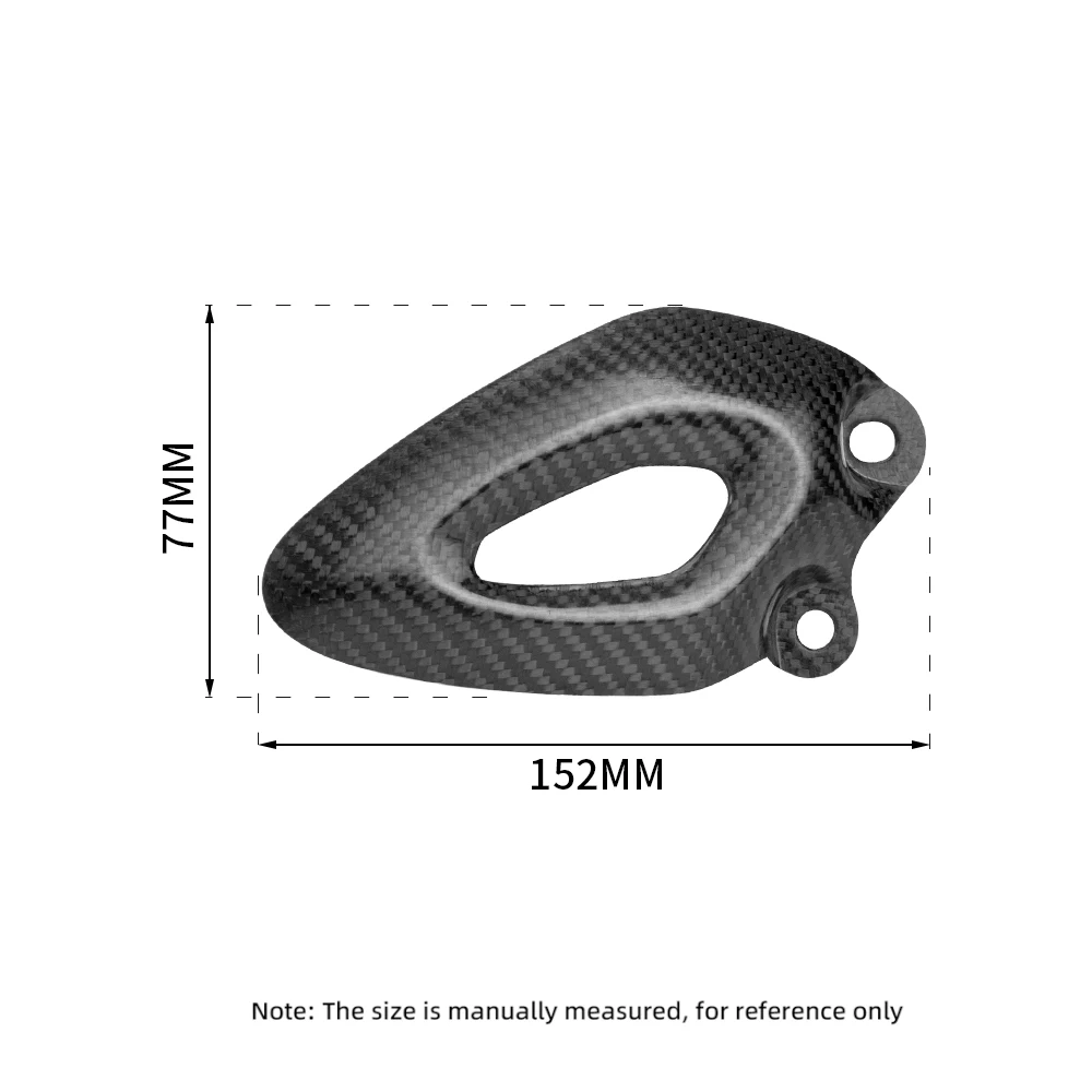 FOR ROCKET 3 R 221 Carbon fiber anti-scald cover guard plate Original Car Hole PositionNon-Destructive Installation