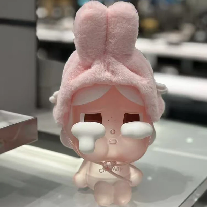 

Crybaby Crying Again Series Crybaby Rabbit Plush Straw Cup Original Toys Cute Anime Figure Desktop Ornaments Gift