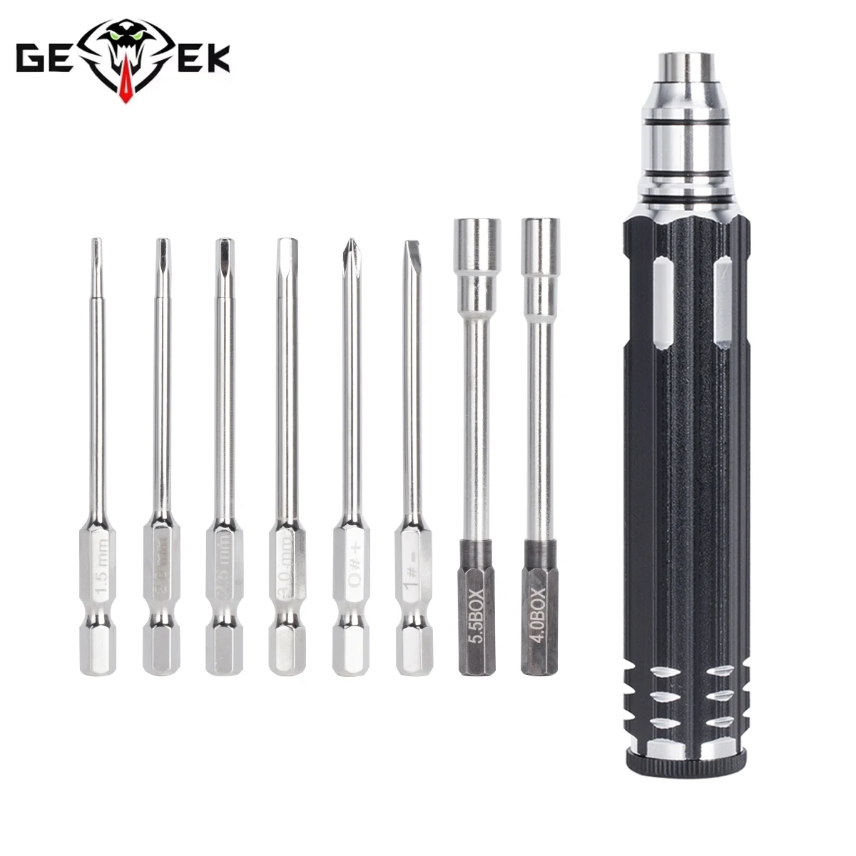 Professional Steel 8 in 1 Screwdriver Set Hobby Hardware Repair Tools Kit for RC Model Car Aircraft Airplane Drone Hand Tool