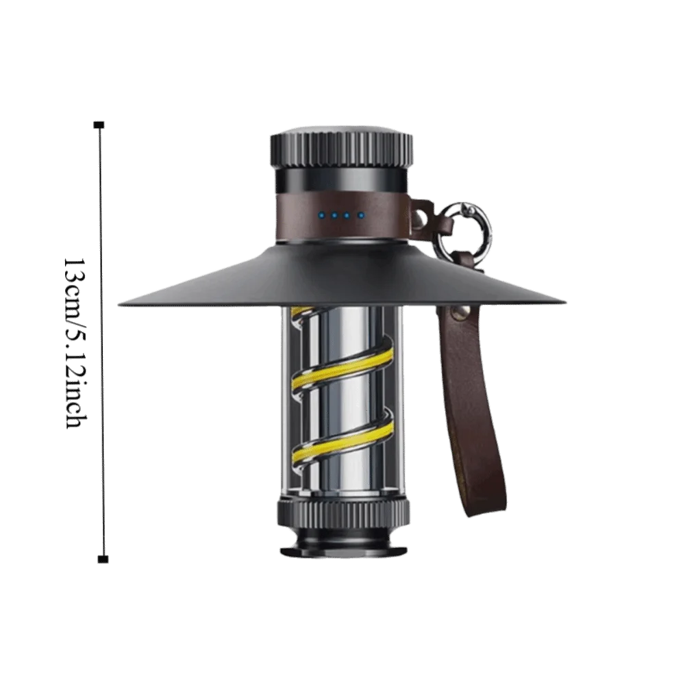 USB Chargeable LED Camping Lights Stepless Dimming IP4X Rated Rechargeable Lantern Infinite Focusing Soft Light