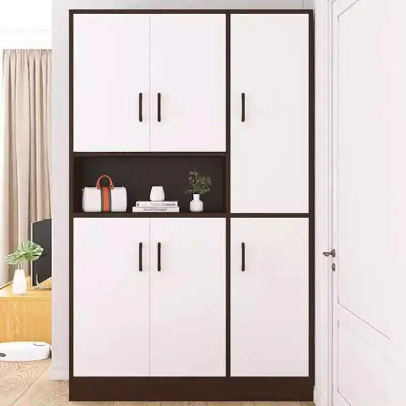 خزانة خذاء طويلة المدخل الشمال الحديثة الأبيض الفاخرة تخزين خزانة خذاء المنظمون شقق Meuble Chaussure الأثاث