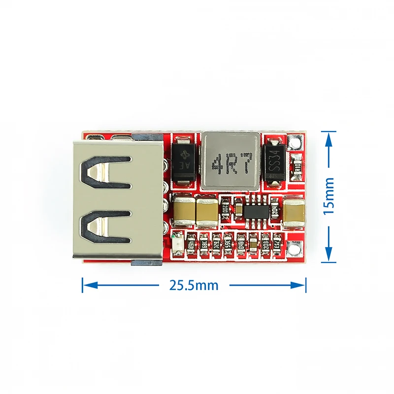 Efficiency 97.5% DC-DC Step-Down Module 6-20V 12V 20V to 5V 3A Efficiency 97.5%