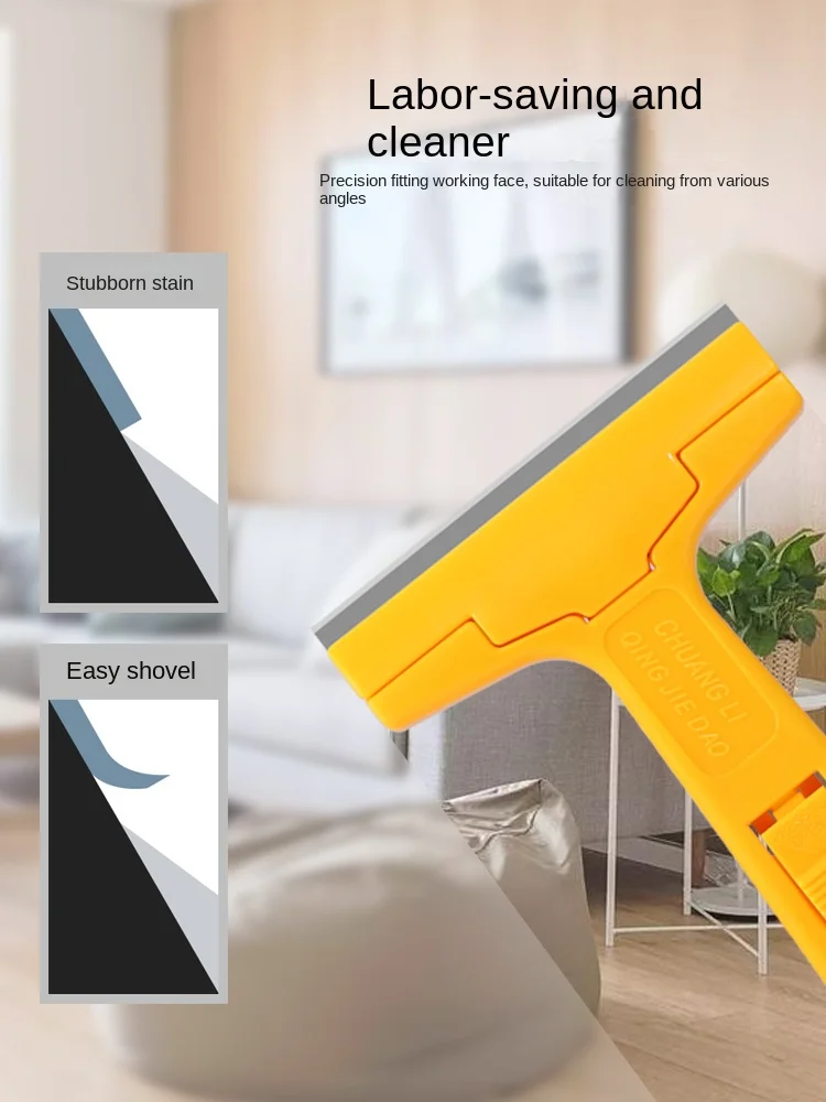 100mm Cleaning Shovel Cutter Portable Cleaning Knife Glass Floor Tiles Scraper Blade Seam Removal Household Kitchen Hand Tool