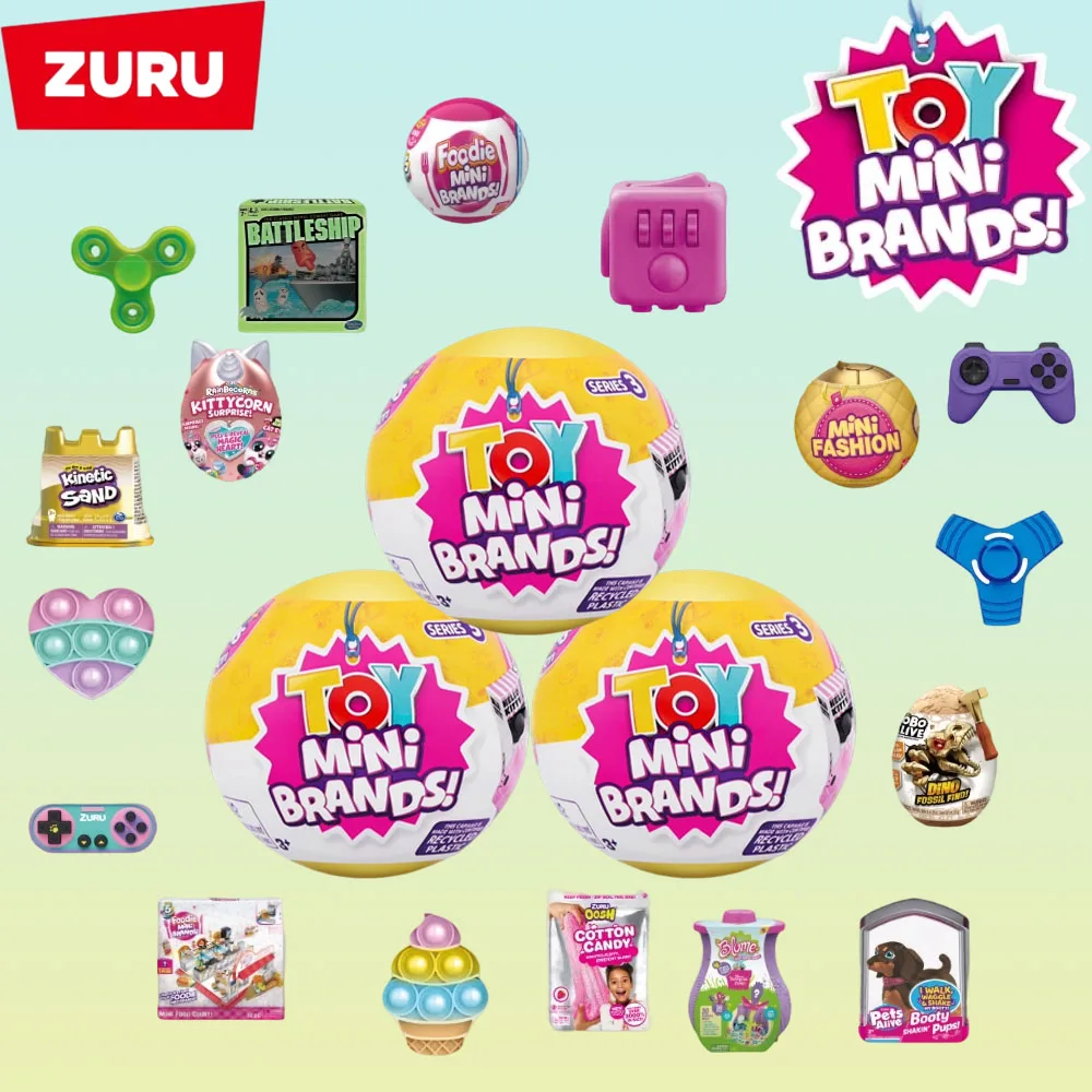 

Коллекция Zuru 5 Surprise Mini Brands Series 3: Игрушки-сюрпризы в закрытых коробках, модные шары-сюрпризы, настоящие куклы, коллекционные игрушки, подарки