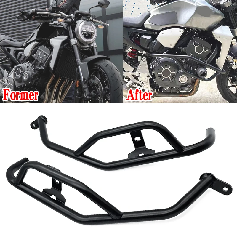 Protection Cadre Curseur Moto Aluminium - Crash Protecteur Honda CB1000R (Noir)