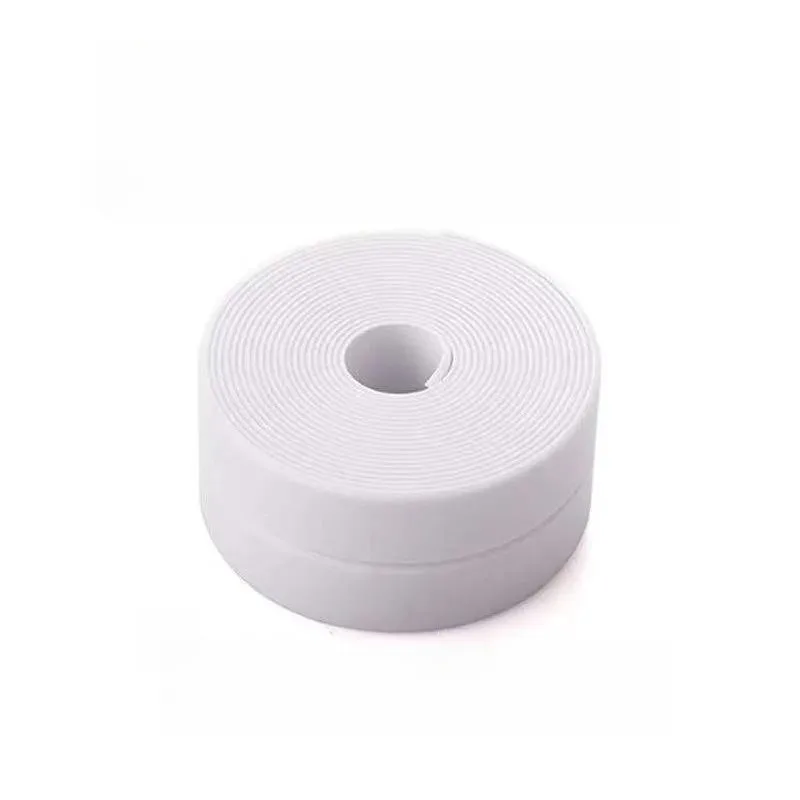 For Bathroom Kitchen Sealant Tape Bathroom Shower Sink Bath Sealing Tapes PVC Adhesive Sealing Strips Waterproof Wall Stickers
