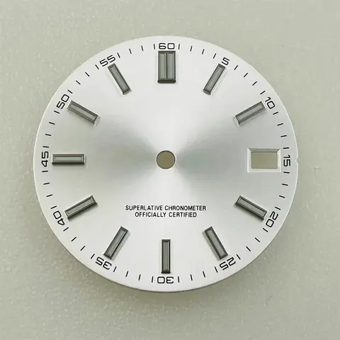 NH35 डायल S डायल 28.5 मिमी व्यास दिनांक बस कैलेंडर चमकदार सूर्य किरण NH35/36 मूवमेंट घड़ी संशोधन सहायक उपकरण के लिए फिट 10 best sales सेको लोगो - №6