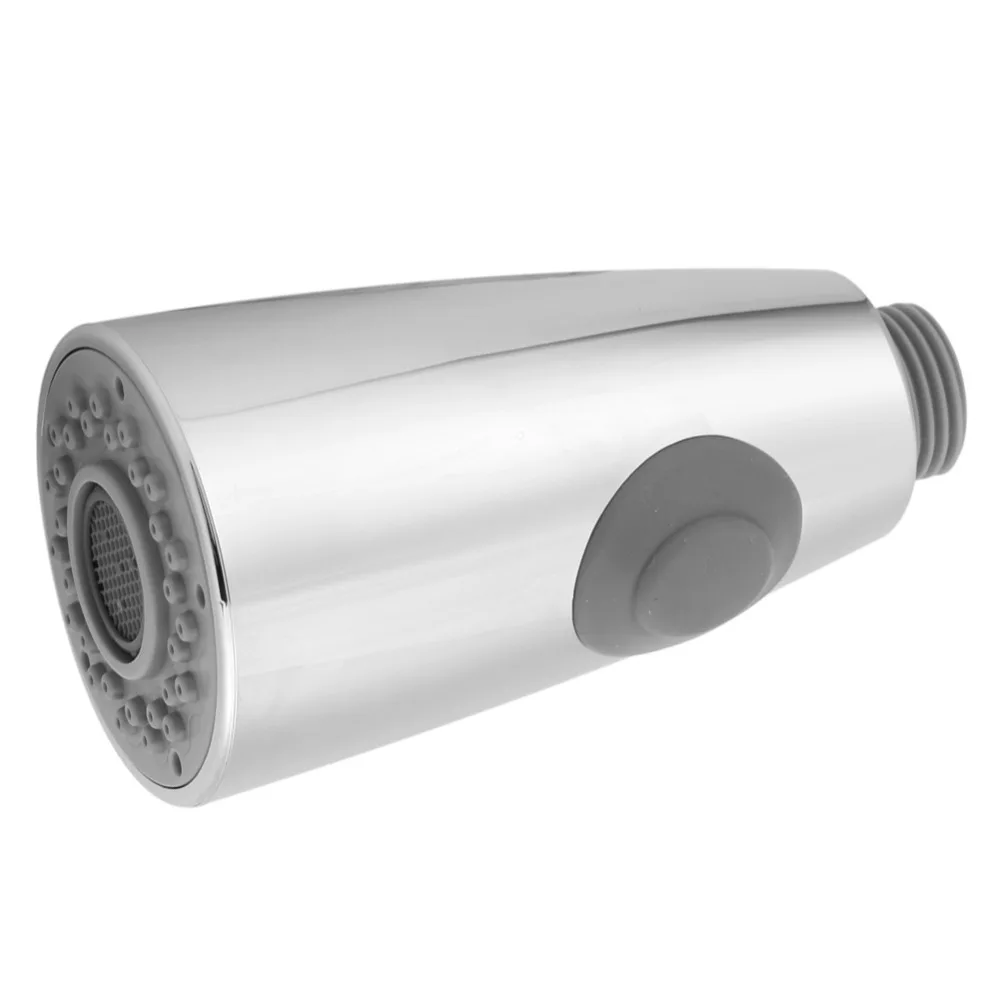 Pull Out Faucet Sprayer Head Pull Down G1/2 Inch Male Thread Sprayer Nozzle 2-Mode Stream Spray Electroplating Finish