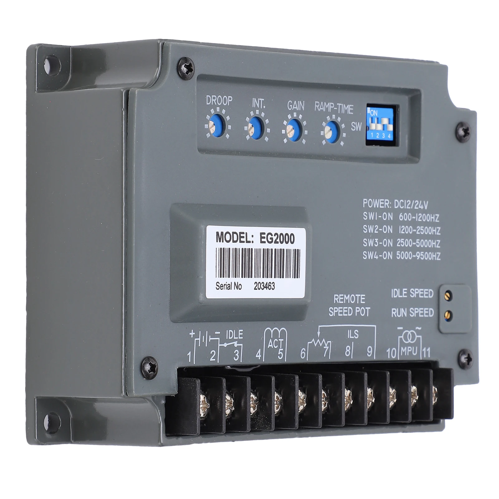Generator Speed Control Board Electronic Governor  Generator Control Regulator EG2000 12/24VDC Generator Speed Regulator view 3