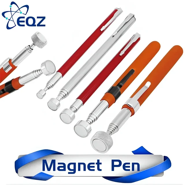 Mini przenośny teleskopowy magnetyczny długopis magnetyczny poręczne narzędzie pojemność do podnoszenia śruby nakrętki wysuwany drążek odbiorczy